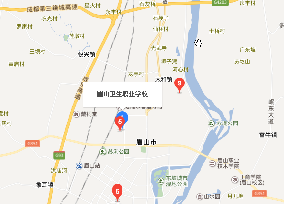 眉山卫生学校地址在哪里