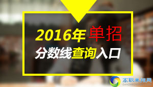 2020年绵阳职业技术学院高职单独招生分数线